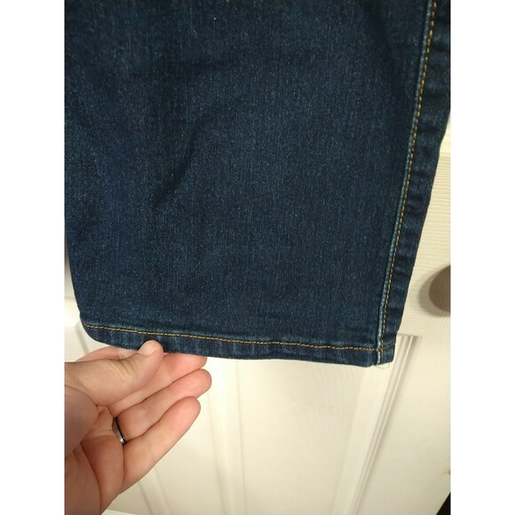 Rafaella Weekend Woman's 12 Jeans Cropped Mid Rise Straight Dark Stretch Denim - Picture 6 of 9